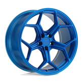 XO Luxury Wheels - HELSINKI - Electric Blue - 22" x 10.5", 42 Offset, 5x120 (Bolt pattern), 76.1mm HUB