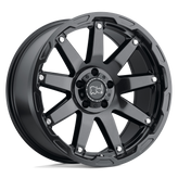 Black Rhino - OCEANO - Black - Gloss Gun Black with Stainless Bolts - 17" x 9.5", 12 Offset, 6x135 (Bolt pattern), 87.1mm HUB