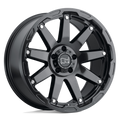 Black Rhino - OCEANO - Black - Gloss Gun Black with Stainless Bolts - 20" x 9.5", -18 Offset, 5x127 (Bolt pattern), 71.5mm HUB