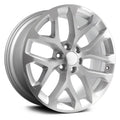 OE Creations - PR177 - Silver - Silver Machined - 26" x 10", 24 Offset, 6x139.7 (Bolt pattern), 78.1mm HUB