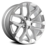 OE Creations - PR177 - Silver - Silver Machined - 20" x 9", 24 Offset, 6x139.7 (Bolt pattern), 78.1mm HUB