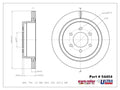 Disc Brake Rotor-EHC Premium Rear Ultra 54454 fits 12-13 Ford F-150