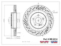 Disc Brake Rotor-Base Rear Eurorotor ME-2014 fits 12-15 Mercedes C63 AMG