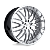 TSW Wheels - SNETTERTON - Silver - Hyper Silver with Mirror Cut Lip - 18" x 8", 20 Offset, 5x120 (Bolt pattern), 76.1mm HUB
