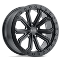 Black Rhino - TRABUCO - Black - Matte Black - 20" x 10", 30 Offset, 5x127 (Bolt pattern), 71.5mm HUB