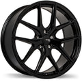 Fast Wheels - FC04 - Black - Metallic Black - 18" x 8", 40 Offset, 5x100 (Bolt Pattern), 72.6mm HUB