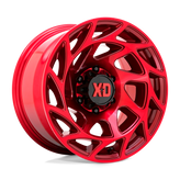 XD Series - XD860 ONSLAUGHT - CANDY RED - 20" x 12", -44 Offset, 5x127 (Bolt Pattern), 71.5mm HUB