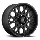 Vision Wheel Off-Road - 412 ROCKER - Black - Satin Black - 18" x 9", 12 Offset, 6x139.7 (Bolt Pattern), 106.2mm HUB