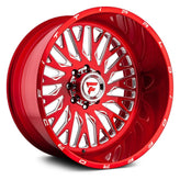 Fittipaldi Offroad - FTF07 - Red Tint - 24" x 14", -76 Offset, 8x170 (Bolt Pattern), 125.2mm HUB