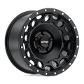 KMC Wheels - KM529 HOLESHOT - Black - Satin Black - 17" x 8.5", 34 Offset, 5x114.3 (Bolt Pattern), 72.6mm HUB
