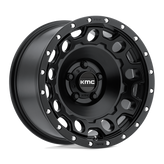 KMC Wheels - KM529 HOLESHOT - Black - Satin Black - 17" x 8.5", 34 Offset, 5x114.3 (Bolt Pattern), 72.6mm HUB