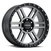 Vision Wheel Off-Road - 354 MANX2 - Grey - Satin Grey - 18" x 9", -12 Offset, 8x170 (Bolt Pattern), 125.2mm HUB