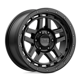 KMC Wheels - KM540 RECON - Black - SATIN BLACK - 18" x 8.5", 18 Offset, 6x135 (Bolt Pattern), 87.1mm HUB