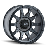 Dirty Life - ROADKILL - Gunmetal - MATTE GUNMETAL/BLACK BEADLOCK - 14" x 7", 13 Offset, 4x156 (Bolt Pattern), 131.1mm HUB