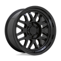 Black Rhino - DELTA - Black - GLOSS BLACK - 17" x 9.5", 12 Offset, 6x120 (Bolt Pattern), 67.1mm HUB