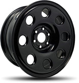 DTD - Steel - Black - Black - 17" x 7.5", 30 Offset, 6x120 (Bolt Pattern), 67.1mm HUB