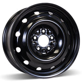 RSSW - Steel - Black - Black - 16" x 6.5", 40 Offset, 5x114.3 (Bolt Pattern), 71.5mm HUB