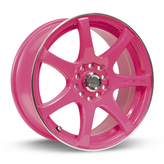RTX Wheels - Ink - Diva (Pink Machined) - 16" x 7", 42 Offset, 5x105, 114.3 (Bolt Pattern), 73.1mm HUB