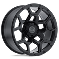 Black Rhino - OVERLAND - Black - MATTE BLACK - 18" x 9.5", 0 Offset, 5x139.7 (Bolt Pattern), 78.1mm HUB