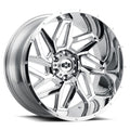 Vision Wheel Off-Road - 361 SPYDER - Chrome - Chrome - 20" x 12", _57 Offset, 6x139.7 (Bolt Pattern), 106.2mm HUB