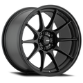 Konig - Dekagram - Black - Semi-Matte Black - 17" x 9", 40 Offset, 5x100 (Bolt Pattern), 73.1mm HUB