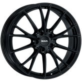 Mak Wheels - FABRIK - Black - GLOSS BLACK - 18" x 8", 43 Offset, 5x120 (Bolt Pattern), 72.6mm HUB