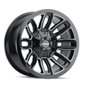 Mayhem - DECOY - Black - GLOSS BLACK/MILLED SPOKES - 20" x 9", -5 Offset, 6x135, 139.7 (Bolt Pattern), 106mm HUB