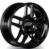 RWC - TO475 / LX475 - Black - BLACK - 18" x 8", 25 Offset, 5x150 (Bolt Pattern), 110.1mm HUB