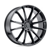 Status Wheels - GOLIATH - Black - Gloss Black - 22" x 9.5", 25 Offset, 5x127 (Bolt Pattern), 76.1mm HUB