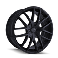 Touren - TR60 - Black - FULL MATTE BLACK - 18" x 8", 40 Offset, 5x112, 120 (Bolt Pattern), 74.1mm HUB