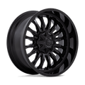 Fuel - D796 ARC - Black - MATTE BLACK WITH GLOSS BLACK LIP - 22" x 10", -18 Offset, 6x135, 139.7 (Bolt Pattern), 106.1mm HUB