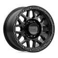 KMC Wheels - KM535 GRENADE OFF-ROAD - Black - MATTE BLACK - 17" x 9", 18 Offset, 8x180 (Bolt Pattern), 124.2mm HUB