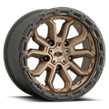 Vision Wheel Off-Road - 405 KORUPT - Bronze - Satin Bronze - 17" x 9", -12 Offset, 8x170 (Bolt Pattern), 125.2mm HUB