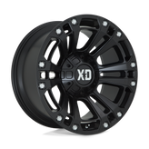 XD Series - XD851 MONSTER 3 - Black - SATIN BLACK - 20" x 9", 0 Offset, 8x180 (Bolt Pattern), 124.2mm HUB