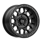 KMC Wheels - KM535 GRENADE OFF-ROAD - Black - MATTE BLACK - 17" x 8.5", 0 Offset, 6x135 (Bolt Pattern), 87.1mm HUB