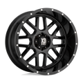 XD Series - XD820 GRENADE - Black - GLOSS BLACK - 20" x 10", -24 Offset, 8x170 (Bolt Pattern), 125.1mm HUB