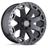 Black Rhino - WARLORD - Gunmetal - MATTE GUNMETAL - 18" x 9", -12 Offset, 8x170 (Bolt Pattern), 125.1mm HUB