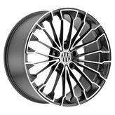 Victor Equipment Wheels - WURTTEMBURG - Gunmetal - GUNMETAL W/ MIRROR CUT FACE - 21" x 10.5", 56 Offset, 5x130 (Bolt Pattern), 71.5mm HUB