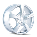 Touren - TR9 - Silver - HYPERSILVER - 16" x 7", 42 Offset, 5x100, 114.3 (Bolt Pattern), 72.6mm HUB