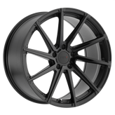 TSW Wheels - WATKINS - Black - DOUBLE BLACK - MATTE BLACK W/ GLOSS BLACK FACE - 18" x 8.5", 42 Offset, 5x108 (Bolt Pattern), 72.1mm HUB
