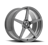 Fittipaldi Sport - FSF02 - Gunmetal - Dark Tint Brushed - 18" x 8", 35 Offset, 5x112 (Bolt Pattern), 57.1mm HUB