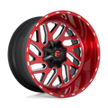 Fuel - D691 TRITON - CANDY RED MILLED - 20" x 10", -18 Offset, 5x114.3, 127 (Bolt Pattern), 78.1mm HUB