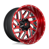 Fuel - D691 TRITON - CANDY RED MILLED - 20" x 10", -18 Offset, 5x114.3, 127 (Bolt Pattern), 78.1mm HUB