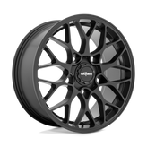 Rotiform - R190 - Black - MATTE BLACK - 19" x 8.5", 45 Offset, 5x112 (Bolt Pattern), 66.6mm HUB