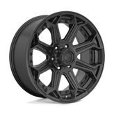 Fuel - D706 SIEGE - Black - MATTE BLACK - 22" x 10", -18 Offset, 6x135 (Bolt Pattern), 87.1mm HUB