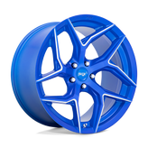 Niche - M268 TORSIONI - ANODIZED BLUE MILLED - 20" x 10.5", 35 Offset, 5x120 (Bolt Pattern), 72.6mm HUB