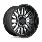 Moto Metal - MO802 - Black - GLOSS BLACK MACHINED WITH GRAY TINT - 20" x 9", 0 Offset, 5x139.7 (Bolt Pattern), 78.1mm HUB