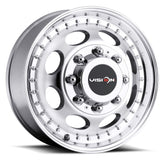 Vision Wheel HD - 181 HEAVY HAULER - Silver - Machined - 16" x 6", 115 Offset, 8x170 (Bolt Pattern), 130.8mm HUB