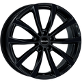 Mak Wheels - WOLF - Black - GLOSS BLACK - 17" x 7.5", 45 Offset, 5x108 (Bolt Pattern), 72mm HUB