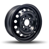 DTD - Steel - Black - Black - 14" x 5.5", 45 Offset, 4x114.3 (Bolt Pattern), 67.1mm HUB